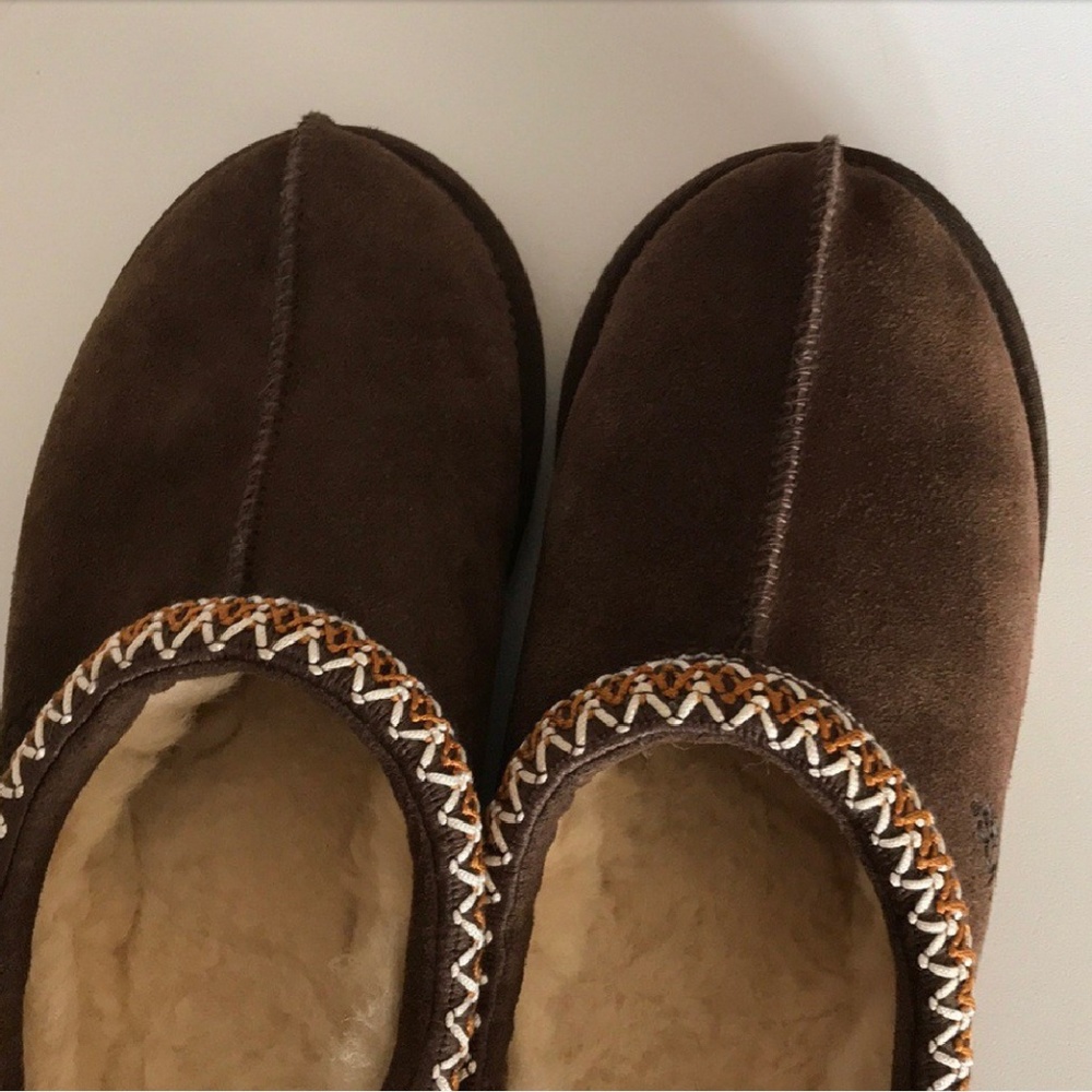 COPY - Ugg Tasman Brown Suede Slipper Size 8